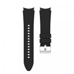 Skirtas Samsung Galaxy Watch 6/5/4 44mm 40mm silikoninis laikrodžio dirželis, skirtas Samsung Galaxy Watch 4 Classic 46mm 42mm juoda
