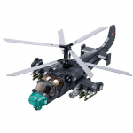 913 VNT KA-52S Atakos sraigtasparnio konstravimo kaladėlės Karinės Armijos Ginklas Kūrybinga Kareivio Figūrėlė Lėlės Modelio Kaladėlės Žaislai Vaikams be dėžutės