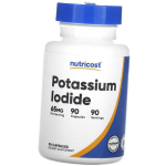 Kalio jodidas, Potassium Iodide 65, Nutricost 90 kaps. (36647038) 90caps