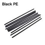 10 vnt. 20 cm suvirinimo strypas Pp/Pvc/Pe Stick plastikinio suvirinimo pistoleto buferio remonto reikmenys PP juoda