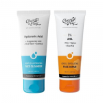 Chemist at Play Gentle & Hydrating Face Cleanser + Gentle Exfoliating Face Scrub with Mandelic Acid |Dry Skin| (100ml each) | Pack of 2