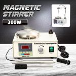 220V Laboratorinis kaitinimo dvigubo valdymo mai&scaron;ytuvas magnetinis mai&scaron;ytuvas kar&scaron;tas padėklas magnetinis mai&scaron;ytuvas be triuk&scaron;mo LED temperatūros ekranas JAV ki&scaron;tukas gray