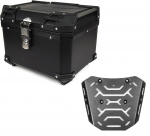 Entrotech Galinis bagažininkas + Galinė dėžė 45L DIO110 LEAD125 Lead 125 (JF45/JK12) Didelė talpa 45L+Rear carrier juoda