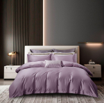 50S Grynos medvilnės satino vienspalvis žakardinis audinys Antklodės užvalkalas ir paklodė Vie&scaron;bučio kolekcija