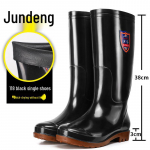 Vyri&scaron;ki smėlio spalvos greitai džiūstantys auk&scaron;ti lietaus batai - Vandeniui atsparūs, neslystantys, be tinklelio guminiai batai 42