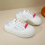 CRLAYDK 2024 Nauji moteri&scaron;ki platforminiai basutės su atviru kulnu, skirti vaik&scaron;čioti, vasariniai slip-on &scaron;lepetės, didinančios auk&scaron;tį, uždarojo pir&scaron;to &scaron;lepetės 35