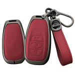TECART Subaru Raktų Dėklas, Raktų Dangtelis, Raktų Laikiklis, Suderinamas su Subaru XV, Crosstrek, Forester, Impreza, Legacy, Outback ir kt., raudona a raudona