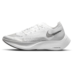 Nike ZoomX Vaporfly NEXT% 2 Balti Metalinio Sidabro Moteri&scaron;ki Bėgimo Bateliai Juodi CU4123-100 36