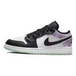 Air Jordan 1 Low SE GS Tie Dye Vaikams Sportbačiai Balti Mėtų Putų Juodi DQ2514-100 39
