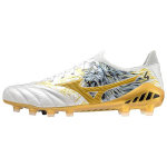 Sergio Ramos x Mizuno Morelia Neo 3 Beta SR4 Liūtas ir Vilkai Vyri&scaron;ki sportbačiai Balti Čempiono-Auksiniai Vėsiai Pilki P1GA229804 40