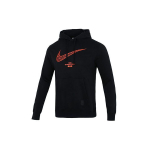Nike Kinų Naujųjų Metų Kolekcijos Fleece Gobtuvas Su Logotipo Spaudiniu Vyri&scaron;kas Gobtuvas Juodas DQ5067-010 S