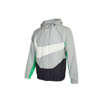Nike Sportswear Swoosh Spalvų Blokų Gobtuvėlis Austas Striukė Vyri&scaron;ka Vir&scaron;utinė Apranga Pilka DD5968-077 L