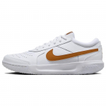 NikeCourt Zoom Lite 3 Balti Oranžiniai Vyri&scaron;ki Sportbačiai &Scaron;viesiai Dramblio Kaulo Spalvos DV3258-103 42
