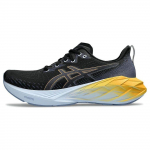 Asics Novablast 4 Juodi Tamsiai Mėlyni Vyri&scaron;ki Bėgimo Bateliai 1011B693-001 44