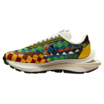 Jean Paul Gaultier x sacai x Nike VaporWaffle Austi Daugiaspalviai Unisex Sportbačiai Žalias-Gusto Saugos oranžinis Burė DR5209-300 45.5