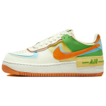 Nike Air Force 1 Shadow Kokoso pienas Mėlynas Monarchas Moteri&scaron;ki sportbačiai Daugiaspalvis Vandenio mėlyna Saturno aukso DZ1847-103 40