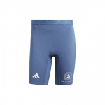 Adidas Bostono maratonas 2024 Bėgimo &scaron;ortai Leginsai Logotipo spauda Slim Fit Laisvalaikio &scaron;ortai Vyri&scaron;ki &scaron;ortai Mėlyni IS9551 XL