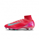 Nike Zoom Mercurial Superfly 10 Elite FG Mad Energy Pack Unisex sportbačiai Raudona Ember-Glow Aurora-Green FQ1454-800 43