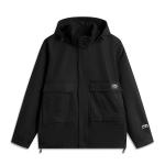 Li Ning Sportinio gyvenimo būdo serijos lai&scaron;kas vienspalvis gobtuvas užtrauktuku universalus lauko dviračių fitneso laipiojimo ilgomis rankovėmis vėjo nepraleidžiantis &scaron;varkas AFDUB41-5 XL