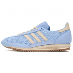 adidas SL72 OG Nertų Mezginių Paketas - Skaidri Mėlyna Moteri&scaron;ki Sportbačiai Mėlyna Smėlio-Stratos Kreminės Baltos Spalvos JR4230 38⅔