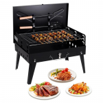 Ne&scaron;iojama anglies kepsninė, sulankstoma BBQ kepsninė su reguliuojamu auk&scaron;čiu, patvari ir kompakti&scaron;ka, lengvai valoma, puikiai tinka stovyklavimui, automobilyje United States