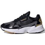 Adidas Originals Falcon Patogūs Laisvalaikio Neslystantys Dilimui Atsparūs Žemi Tėčio Batai Moteri&scaron;ki Kedai Juodi FV3408 36