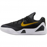 Nike Kobe 9 EM GS Lakers I&scaron;vykos Vaikams Sportbačiai Juodi University-Gold Balti FV3607-003 38.5