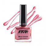 Nykaa veidrodinis chromuotas nagų lakas - Rožinis vėjelis (Atspalvis Nr. 177)(9 ml)