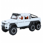1/20 BENZ G65 G63 6*6 Dideli ratai Lydinio automobilio modelis Metalinis liejinys Žaislas Visureigiai Automobilio modelis Garso ir &scaron;viesos simuliacija Vaikų dovana
