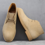 Dykiniai batai vyri&scaron;ki didelis dydis 47 48 Martin batai vyri&scaron;ki auk&scaron;takulniai briti&scaron;ki retro odiniai madingi universalūs laisvalaikio odiniai batai 44 beige