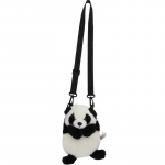 Miela rankinė per petį, pliu&scaron;inė rankinė dekorui, 5 vnt. panda naujovi&scaron;ka piniginė