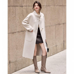 Fleeting Time Women's Mid-length Wool Coat M