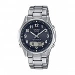 Casio Lineage Saulės energija maitomas Laikrodis Sidabrinis Radijo bangomis valdomas LCW-M100TSE-1A2JF Vyri&scaron;kas juoda