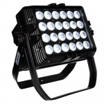 Lauko vandeniui atsparus scenos &scaron;viestuvas 24x18W RGBWA UV 6 in 1 LED kvadratinis Par &scaron;viestuvas DJ Disco įrangos ap&scaron;vietimas, juoda