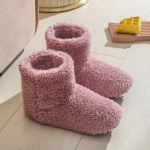 Moteri&scaron;kos žieminės &scaron;lepetės Vyri&scaron;kos Moteri&scaron;kos Storos &Scaron;iltos Grindų Batai Auk&scaron;to vamzdžio Neslystūs Vidiniai Medvilniniai Batai Pliu&scaron;iniai Namai &Scaron;lepetės Batai Moteri&scaron;ki XL(Suit EU43-44) vynas