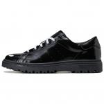 Kempiniukas Plačiakelnis x adidas Stan Smith Laisvalaikio Juodos Lakinės Odos Unisex Sportbačiai Pagrindinė Juoda Debesų Balta JQ6779 42⅔