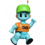 Lanksti figūrėlė - BANDAI - Stumble Guys - Robotų vaikinas - 11 cm - Su lipdukais