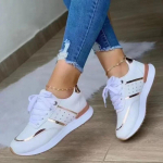 mada Nauji Didelio dydžio Moteri&scaron;ki sportiniai batai Sujungti laisvalaikio plok&scaron;čiapadžiai Lengvi moteri&scaron;ki batai Klasikiniai Viskas Zapatillas De Mujer 35 balta