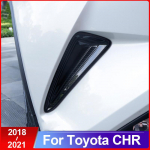 ABS automobilio priekinio buferio apsaugos kampinės juostelės dangtelio apdailos lipdukai, skirti Toyota C-HR CHR C HR 2016 2017 2018 automobilio stiliui ABS Chrome
