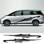 Automobilio &scaron;oniniai lipdukai Toyota Estima Tarago XR30 XR40 XR50, Tuningas, Auto Aksesuarai, Motociklo Sportinis Stilius, Vinilinė Apdaila For 2 Generation