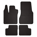Dywaniki samochodowe gumowe do: Smart ForFour II hatchback (2014-2020) - czarne, dopasowane