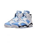 Air Jordan Retro 6 UNC Universitetinė Mėlyna &Scaron;iaurės Karolinos Mėlyna Vyri&scaron;ki CT8529-410 EU 40 mėlyna