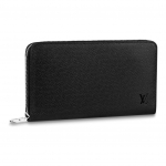 Louis Vuitton Zippy Atsitiktinis Užtraukiamas Odinis Piniginė Vyri&scaron;kos Piniginės Juoda M30056 Box(Basic Set+Box)