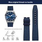 Naujas 20 mm 21 mm IWC laikrodžio audinio ra&scaron;to FKM guminis dugas fluororubberis Dirželis Pilotas IW389404 Apyrankė Vyri&scaron;kas Vandeniui atsparus Dirželis 20mm gray
