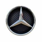 3D automobilio grotelių emblemos žvaigždės ženklelis priekinių grotelių logotipas, skirtas &bdquo;Mercedes Benz W204 W205 W213 X253 ABCES CLA GLB GLC GLE GLS&ldquo; priedams W204 185mm
