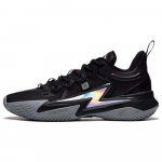 Li Ning Son Of Flash Patogūs Atsparūs dilimui Kvėpuojantys Žemi Krep&scaron;inio Batai Vyri&scaron;ki Juodi ABPT019-7 39
