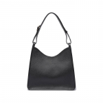 Longchamp Le Foulonn&eacute; Vienspalvė Odinė Peties Rankinė Su Magnetiniu Užsegimu Moteri&scaron;ka peties rankinė Juoda 10155021001 Basic Set (Bag+Dust Bag)