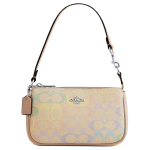 Coach Nolita 19 Sidabrinės etiketės dengto drobės pirkinių krep&scaron;ys Mažas Vaivoryk&scaron;tės spalvų moteri&scaron;kas krep&scaron;ys CDC38-SVSAS Basic Set (Bag+Dust Bag)