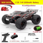 Naujas LYZRC 1/16 4WD RC automobilis 60 km/h be&scaron;epetėlis RC lenktyninis automobilis nuotolinio valdymo automobiliai visureigiai sunkvežimiai žaislai vaikams Dovana raudona