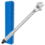 Reguliuojamas sukimo momento raktas 19&ndash;110 Nm 43 mm atviras galas Sukimo momento raktas 4 viename Sukimo momento raktas Remonto įrankis Aliuminio lydinio sukimo momento raktas sidabras